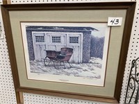 FRAMED PRINT "CHRISTMAS PAST" BY BEN RICHMOND