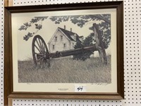 FRAMED PRINT "ALONE AT OLSON'S" BY BEN RICHMOND