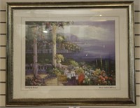 SIGNED "JEWEL OF THE RIVIERA" PRINT