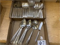 ONEIDA ROYAL ROSE SILVERPLATE FLATWARE