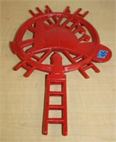 METAL FIREFIGHTER TRIVET