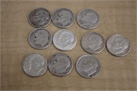 SELECTION OF SILVER ROOSEVELT DIMES