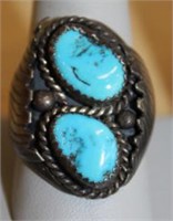 SILVER AND TURQUOISE? RING
