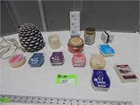 Candle warmers, candles and Scentsy refills