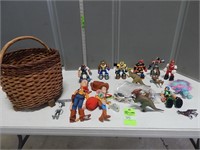 Toy Story toys, toy dinosaurs, action figures and