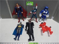 Batman, Superman and other action figures