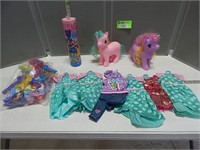 Toy horses, Barbie sealed in original case, doll c