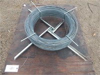 Approx. 2500 linear feet of high tensile wire with