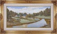 Paul MacWilliams (b.1945) Farm Landscape Painting