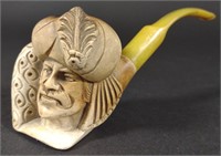 Vintage Carved Meerschaum Tobacco Pipe