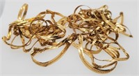 14 Kt. Gold Scrap Chain Necklaces