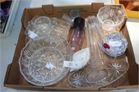 Large lot of misc glass pieces