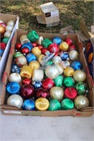 Large lot of vintage Christmas ornaments