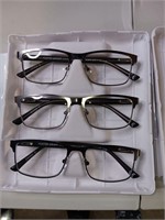 +1.75 Semi-Rimless Metal Reading Glasses