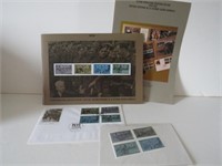 WWII SOUVENIR STAMP COLLECTION, FDC+ STAMPS