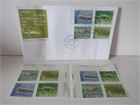 DINOSUARS 410 TO 250 MILLION Y. AGO FDC+ STAMPS