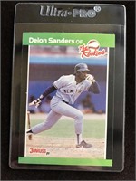 Deion Sanders 1989 Donruss Baseball "The Rookies"
