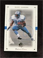 Barry Sanders vintage UD SP Authentic NFL Card