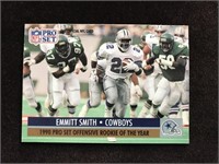 Emmitt Smith 1990 ProSet Rookie of The Year Card