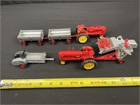Die cast metal Ertl toys 2 Massey Harris tractors