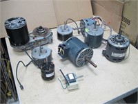 Lot of Assorted Used Electric Motors
