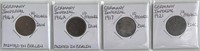 German Empire 10 Pf. Iron & Zinc Coins