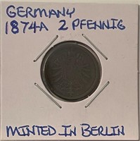 1874A Germany 2 pf - Berlin