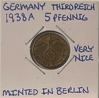 1938A Germany 5 pf - Berlin