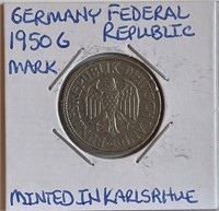 1950G Germany mark - Karlsruhe