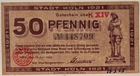 1921 50 pfennig - Colon