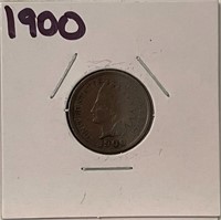 US 1900 Indian Cent