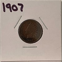 US 1907 Indian Cent