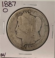 US 1887O silver Morgan dollar - New Orleans