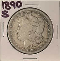 US 1890S silver Morgan dollar - San Francisco