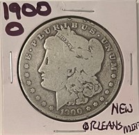 US 1900O silver Morgan dollar - New Orleans