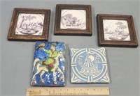 Art Pottery & Delft Style Architectural Tiles
