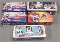 5 Complete & Near Complete Sets Football Cards