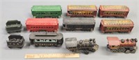 Cast Iron Trains Lot Collection