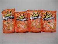 (4) "As Is" Maynards Fuzzy Peach Candy, Share Size