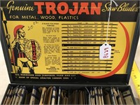 8"x12" Trojan Saw Blades Metal Display Box