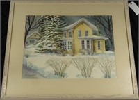 George W. Vandeventer House Watercolor