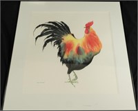 S. Chang, Rooster Watercolor