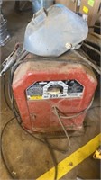 LINCOLN ELECTRIC AC WELDER AND HELMET