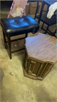 END TABLE AND STOOL