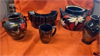 MADDOX PLANTER, VASES, CUP