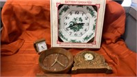 CLOCKS - INCLUDING PORCELAIN AND OLD WESTCLOX