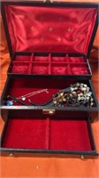 JEWELRY BOX AND NECKLACES