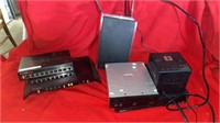 DVD PLAYERS, ANTENNA, SPEAKER, ROUTERS
