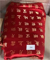 Large piece of Asian style fabric