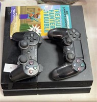 PS4 with two controllers, no cords